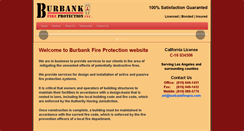 Desktop Screenshot of burbankfirepro.com